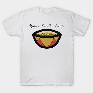 Ramen Noodles Graphic Design T-Shirt